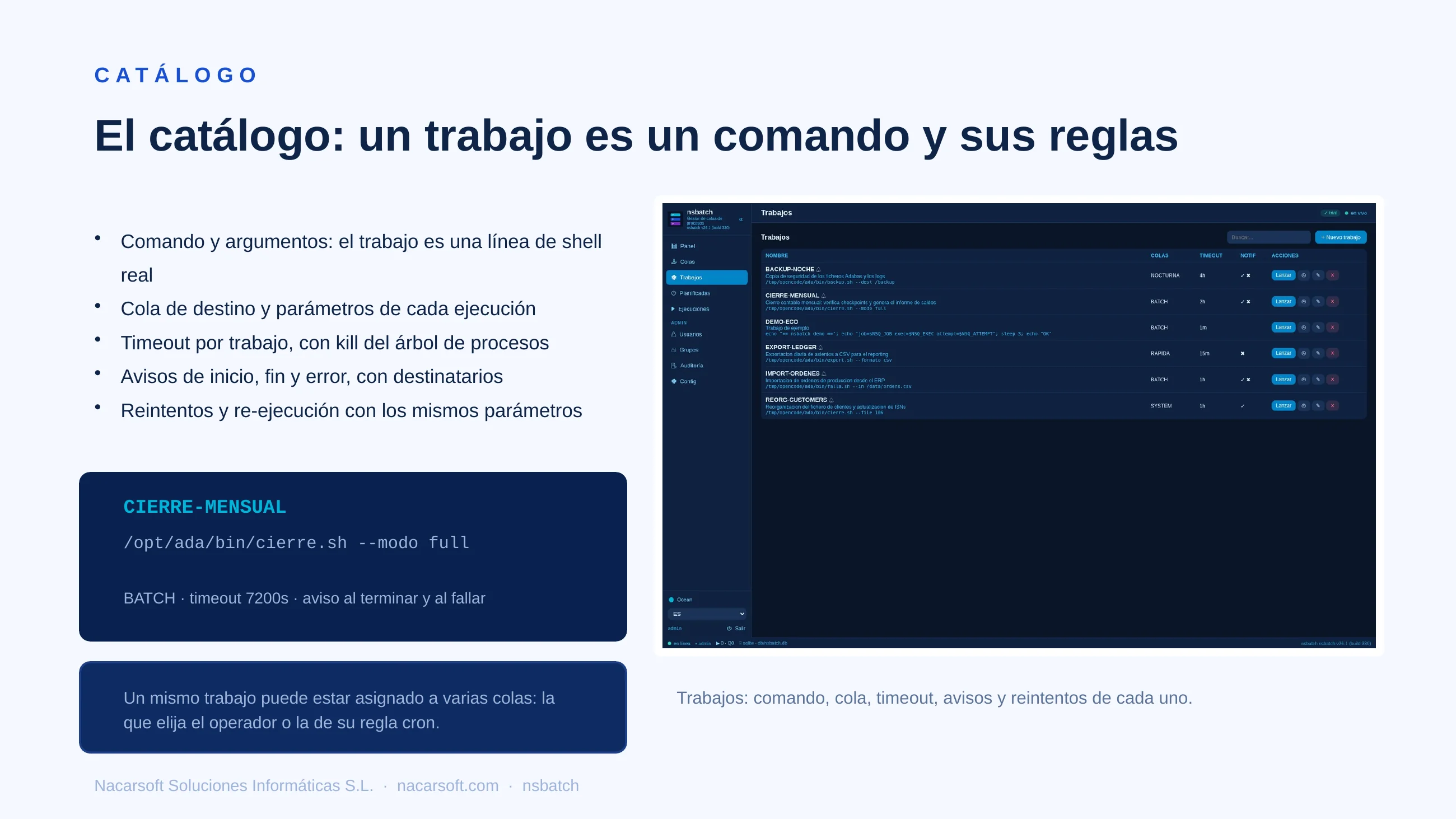 NSBatch — diapositiva 8