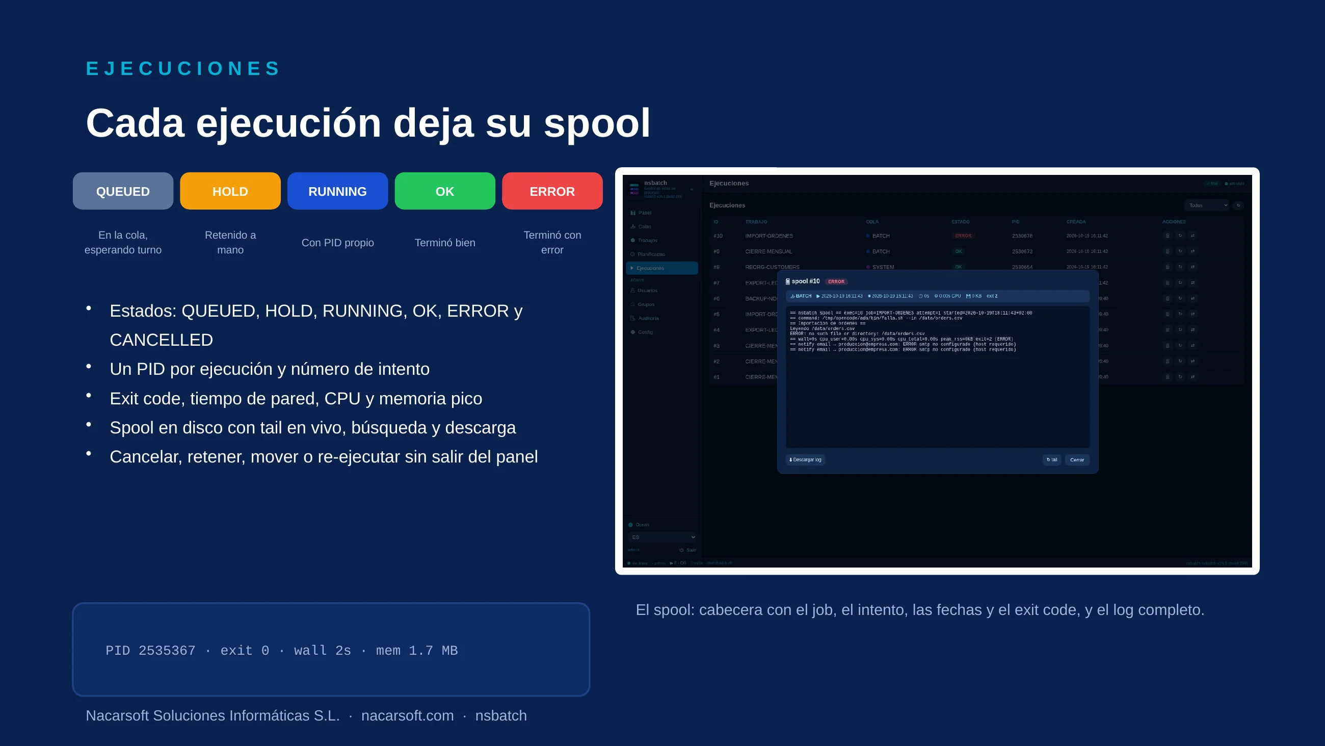 NSBatch — diapositiva 9