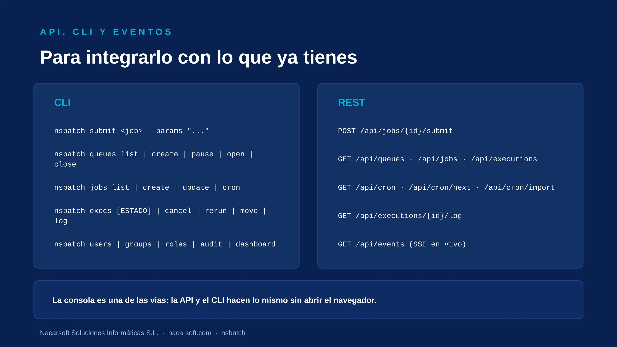 NSBatch — diapositiva 13