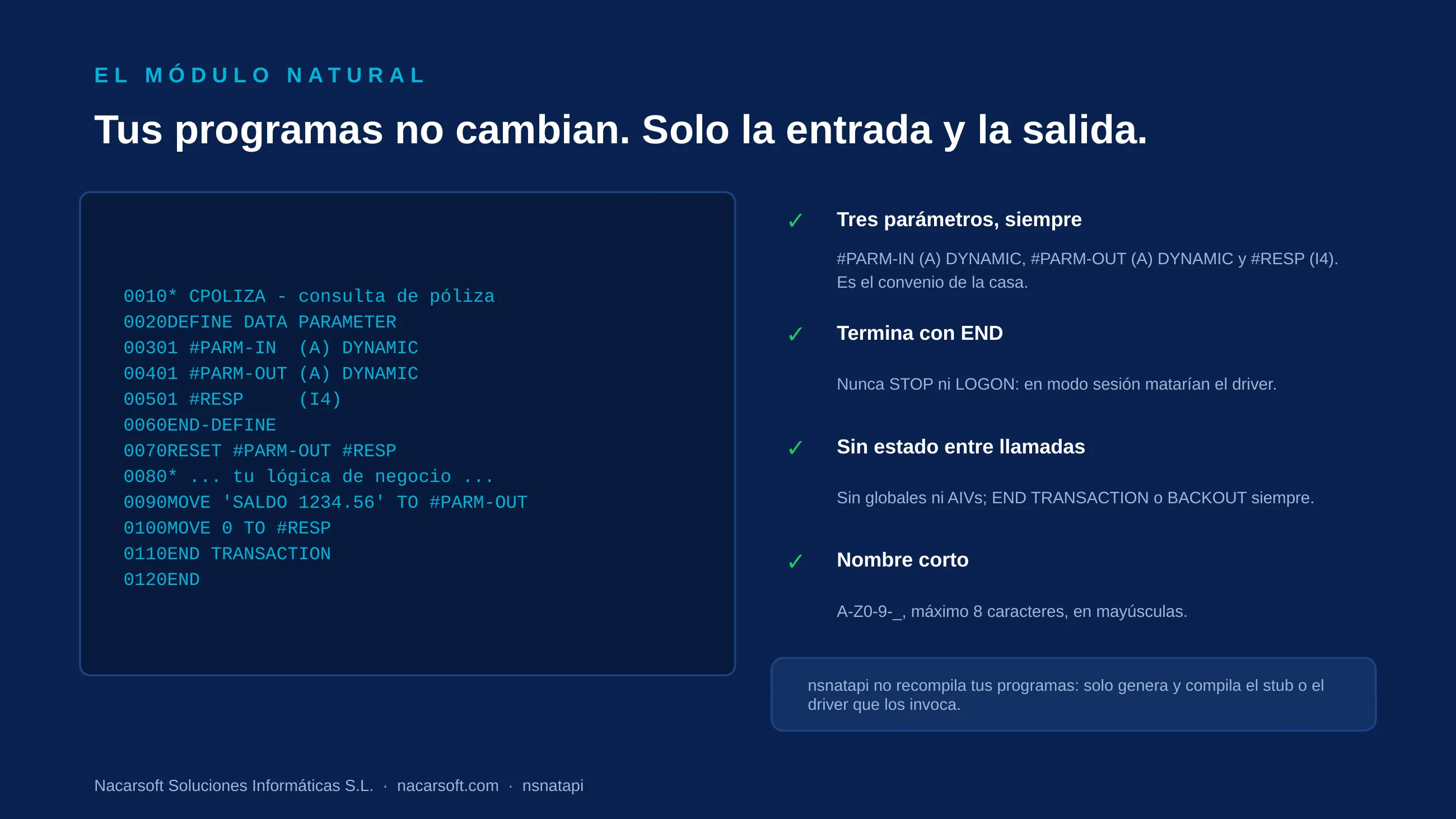NSNatAPI — diapositiva 7