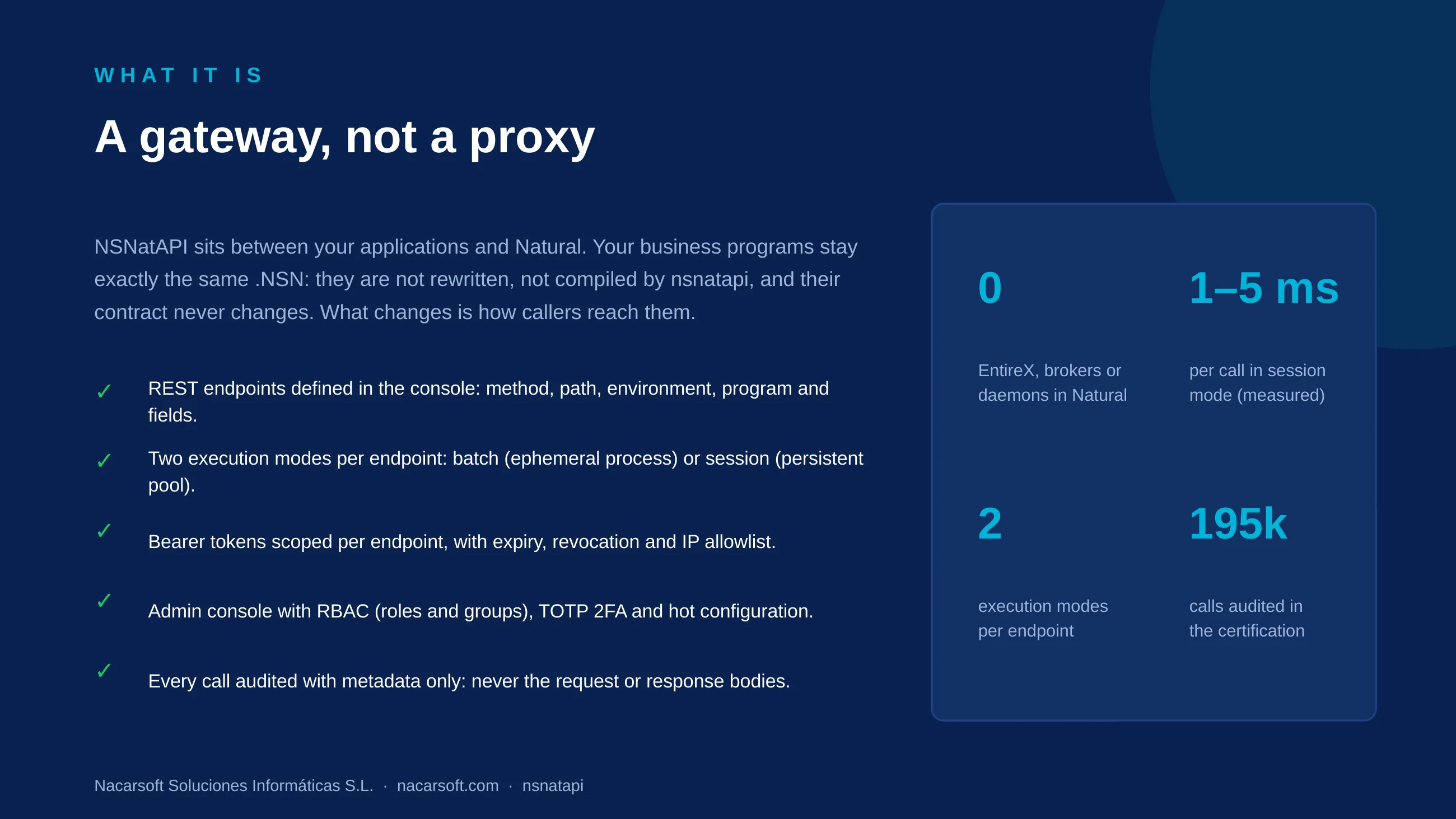 NSNatAPI — diapositiva 3